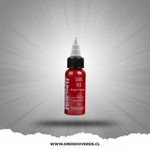 DARK RED - Dr dedo Verde Tattoo Supply