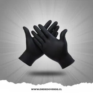 GUANTES NITRILO PREMIUM NEGRO 100unid. - M