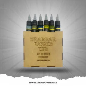 SET TINTAS GRISES DRAKKAR W. INK